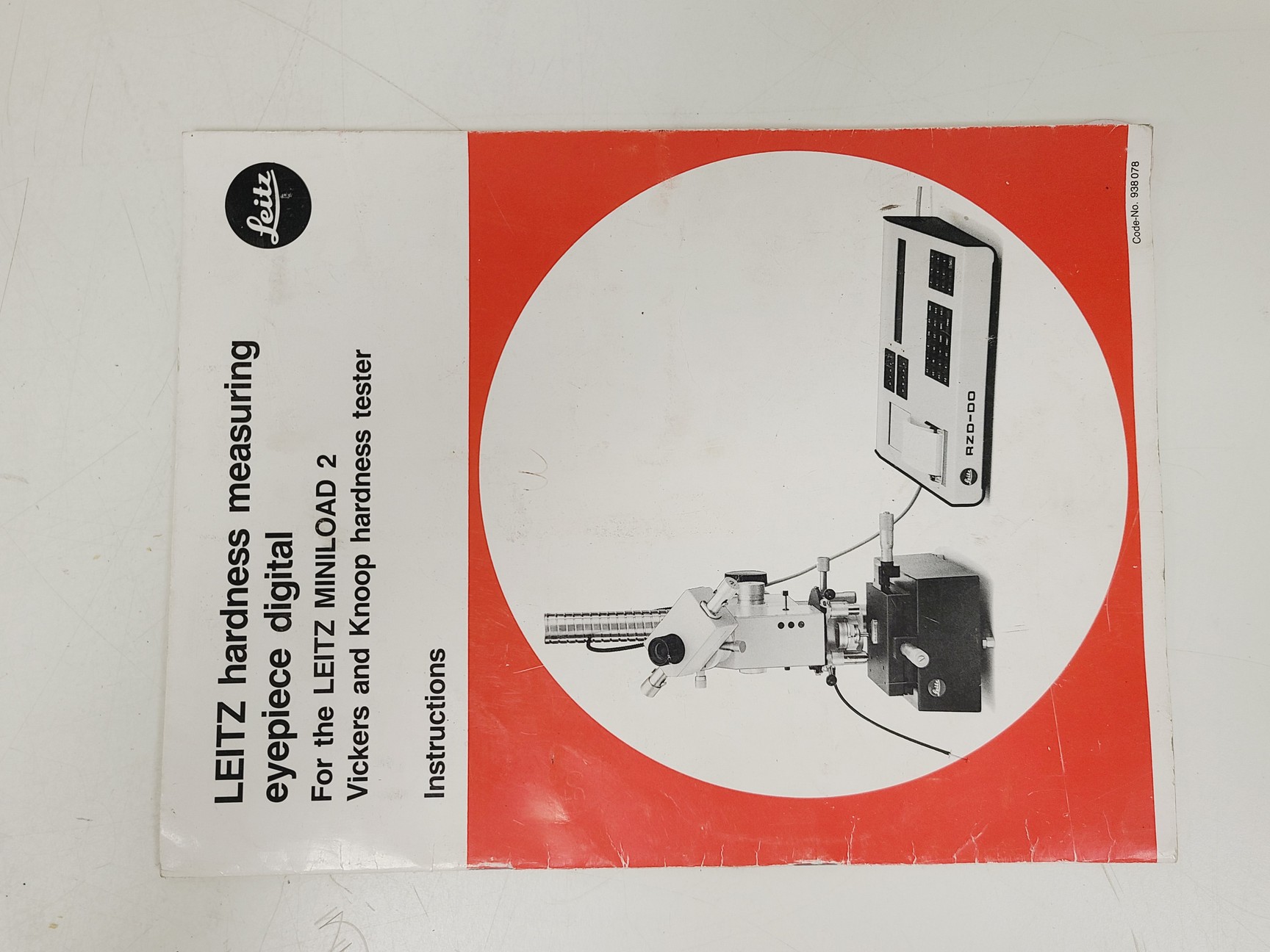 Image of Leitz Miniload II Precision Micro Hardness Tester with RDZ-DO Controller
