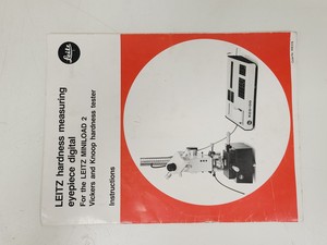 Thumbnail image of Leitz Miniload II Precision Micro Hardness Tester with RDZ-DO Controller