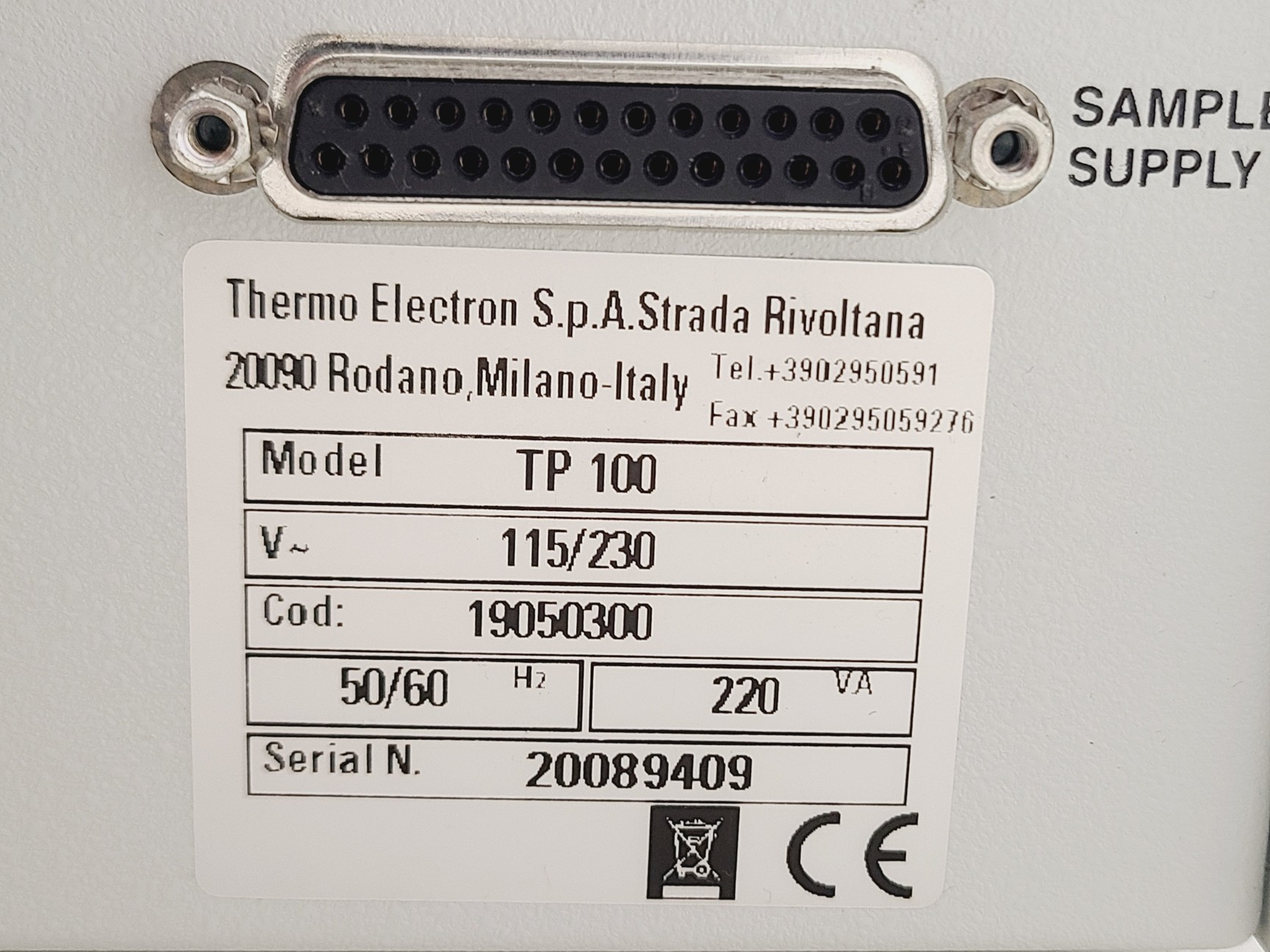Image of Thermo Scientific TriPlus Autosampler HPLC P/N: TP100,TP201,TP011011100000