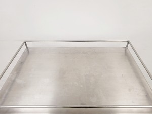 Thumbnail image of Stainless Steel Mobile Utility Table with 2 Drawers