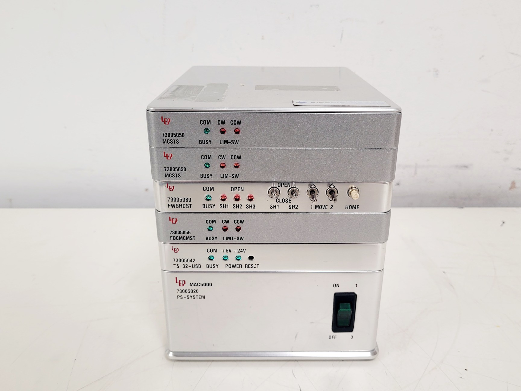 Image of LEP Ludl MAC5000 Microscope Stage System w/ 99S106 Stage, MAC2 XY/Z,Filter Wheel