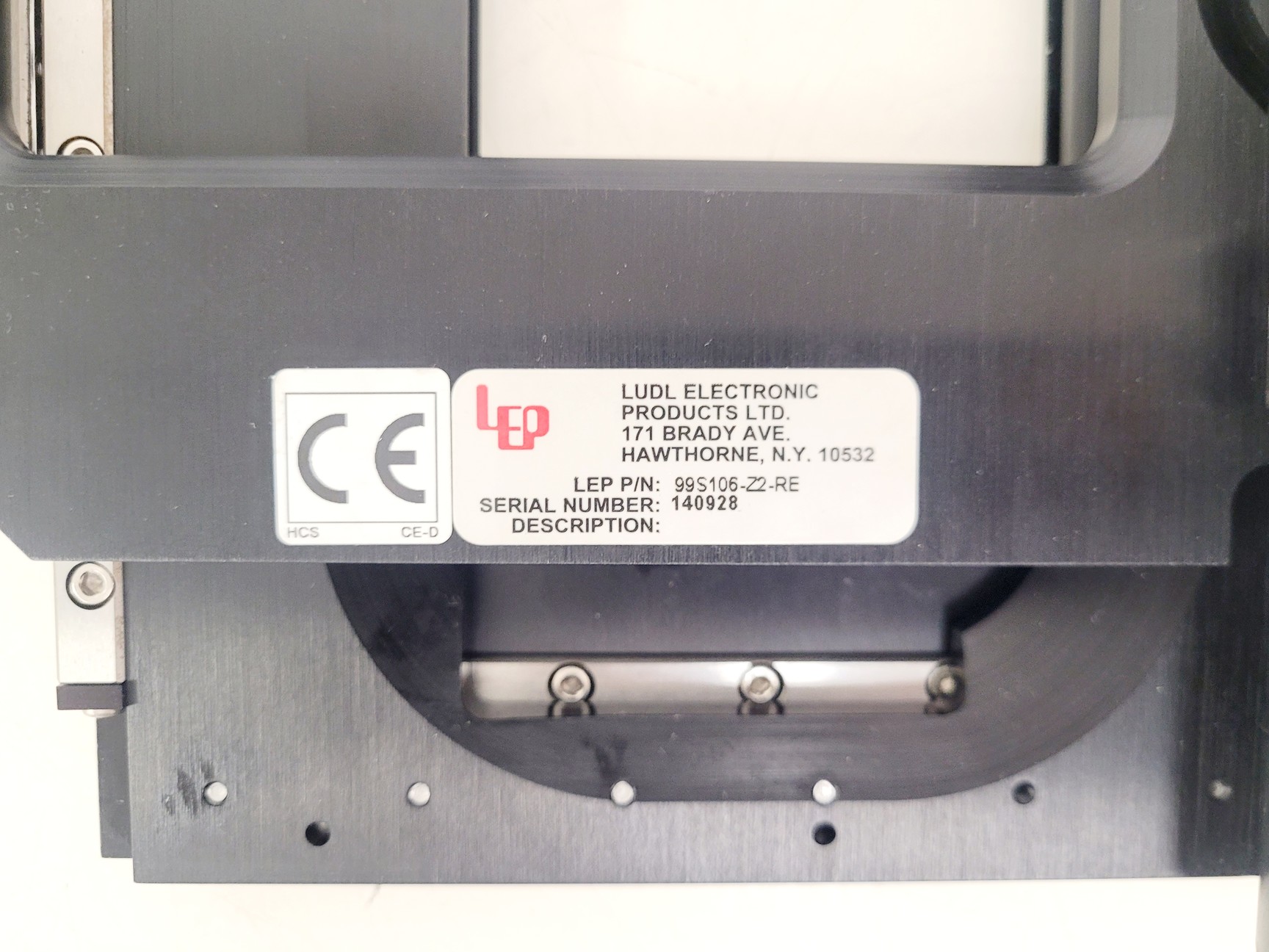 Image of LEP Ludl MAC5000 Microscope Stage System w/ 99S106 Stage, MAC2 XY/Z,Filter Wheel