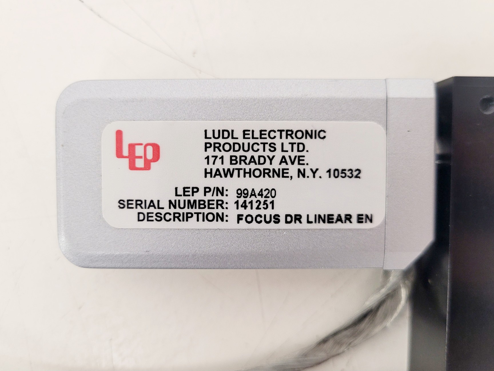 Image of LEP Ludl MAC5000 Microscope Stage System w/ 99S106 Stage, MAC2 XY/Z,Filter Wheel