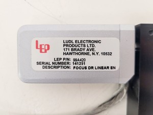 Thumbnail image of LEP Ludl MAC5000 Microscope Stage System w/ 99S106 Stage, MAC2 XY/Z,Filter Wheel