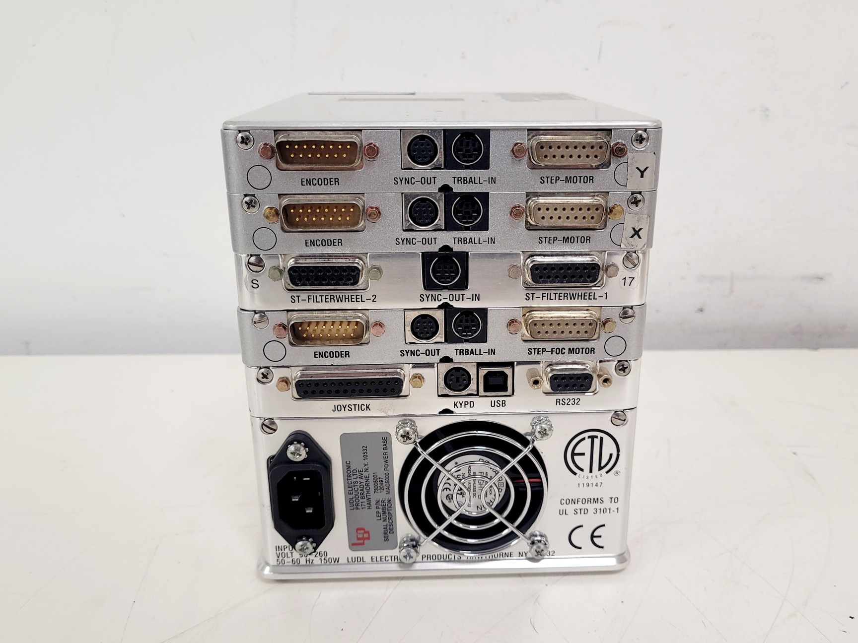 Image of LEP Ludl MAC5000 Microscope Stage System w/ 99S106 Stage, MAC2 XY/Z,Filter Wheel