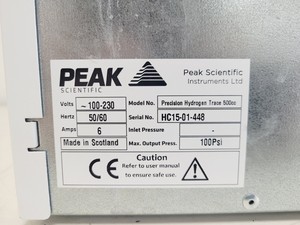 Thumbnail image of Peak Hydrogen Generator Precision Hydrogen Trace 500cc