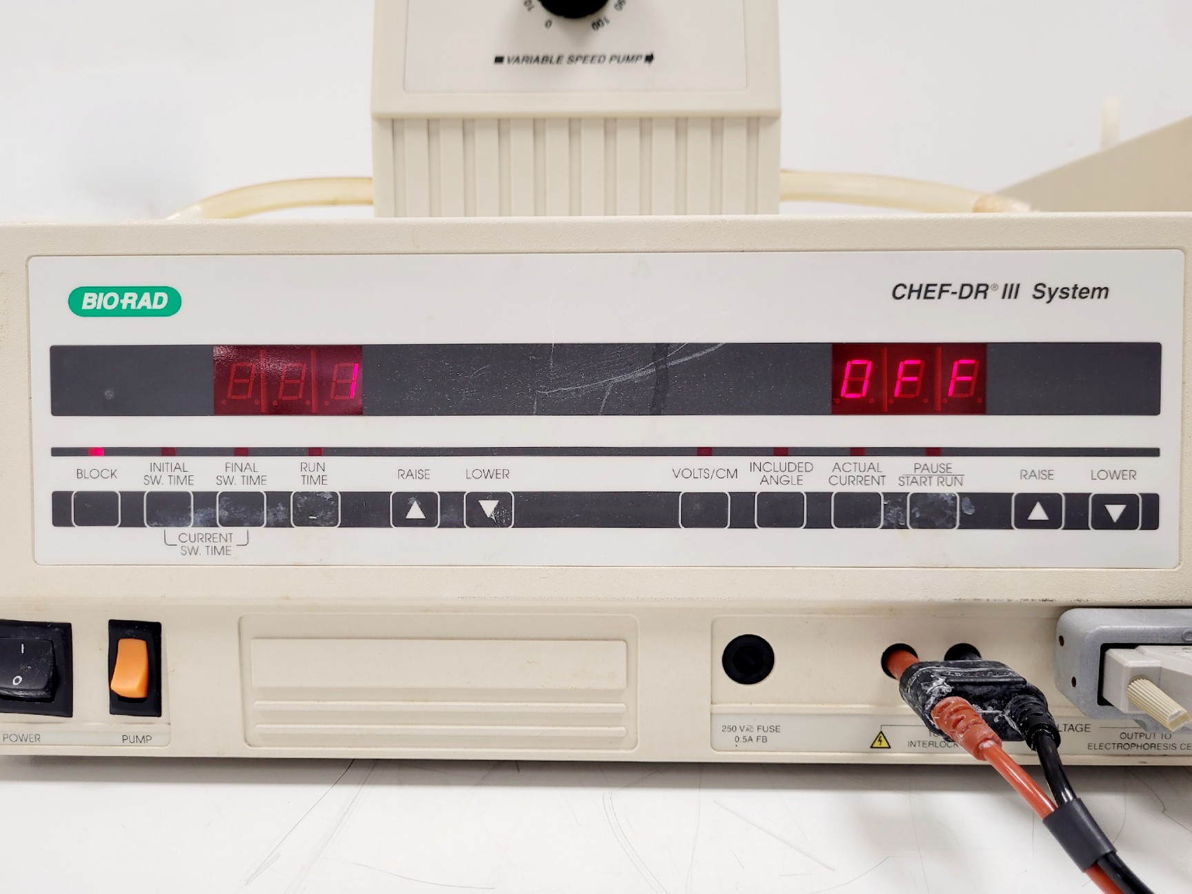 Image of BIO-RAD CHEF-DRIII w/ Electrophoresis Cell, Variable Speed Pump & Cooling Module