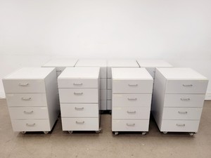 Image of Job Lot of 8 x 4 Drawer Cabinets 50cm W x 52cm D x 85cm H