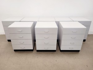 Image of Job Lot of 8 x 4 Drawer Cabinets 60cm W x 62cm D x 82 cm H