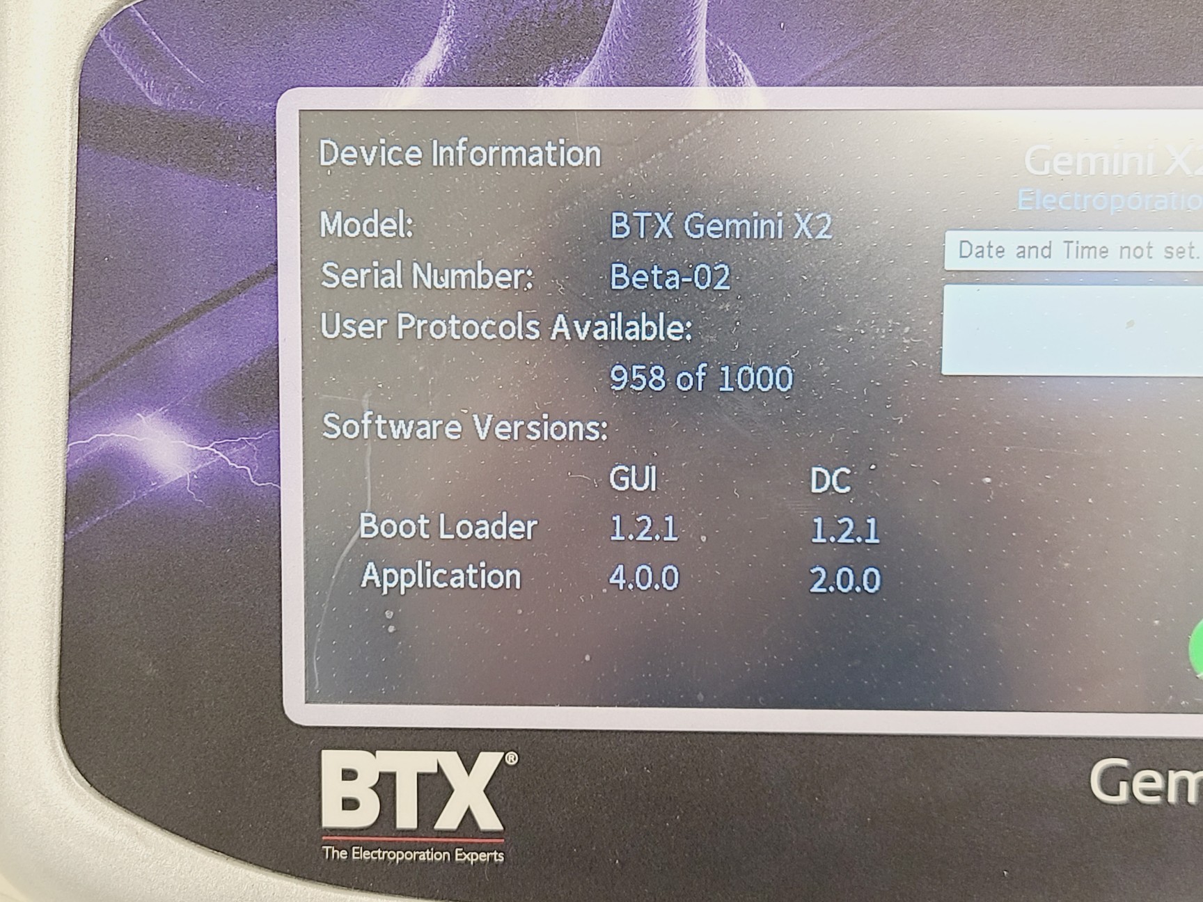 Image of BTX Gemini X2 Electroporation System w/ Pulse Switch 
