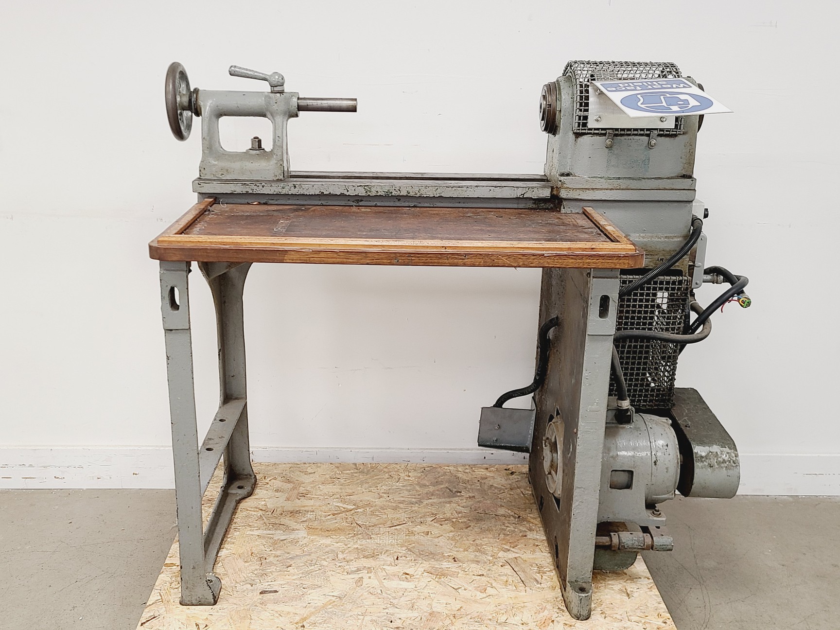 Image of Charles Taylor Industrial 1411 Direct Drive Lathe w/ Wooden Bench
