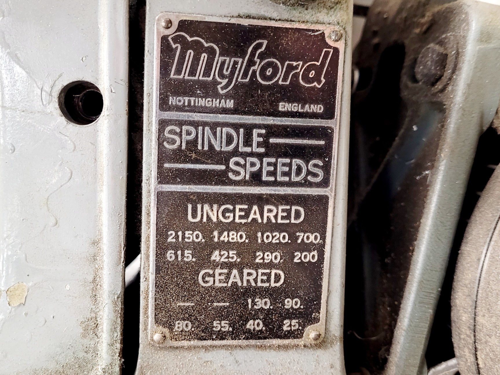 Image of Myford Super 7 Spinning Lathe