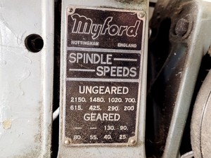 Thumbnail image of Myford Super 7 Spinning Lathe