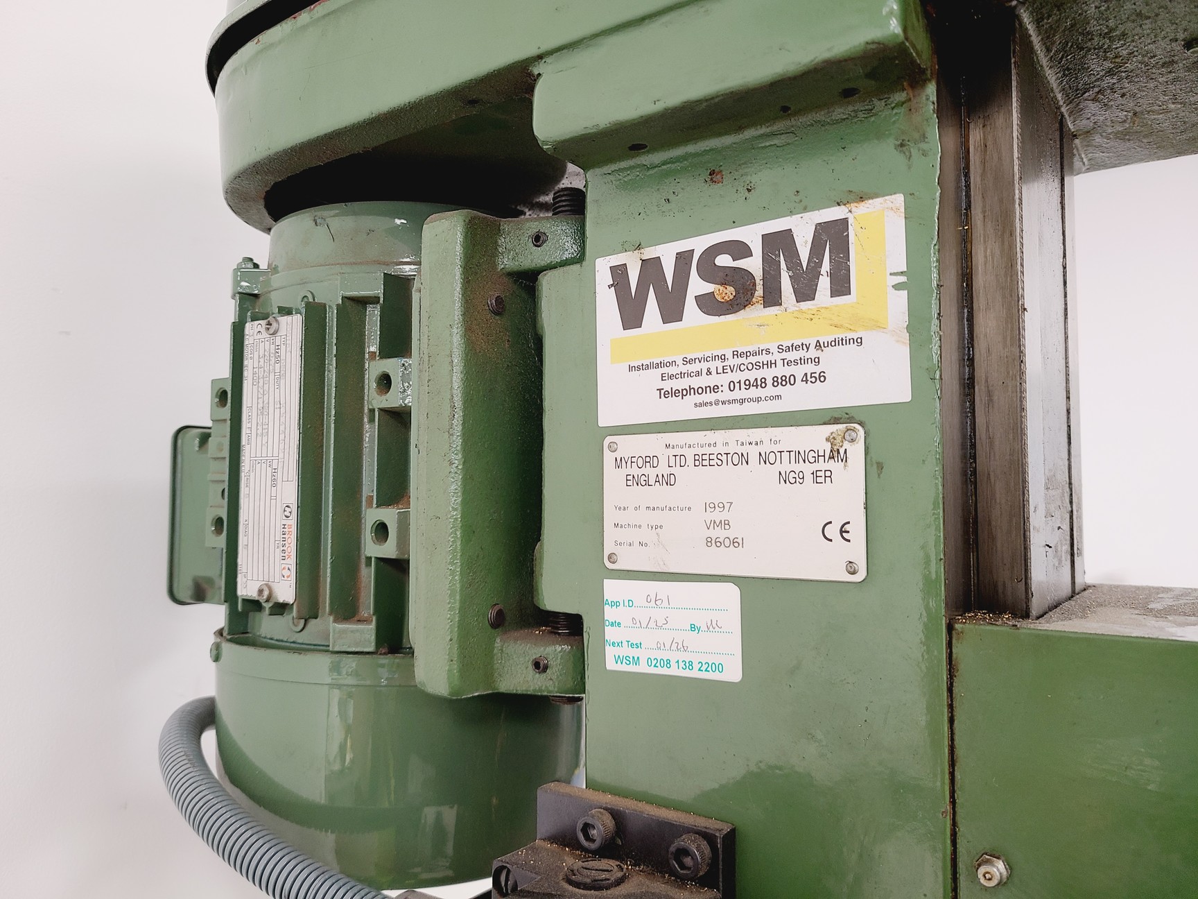 Image of Myford VM-B Vari-Speed Vertical Milling Machine 1997 
