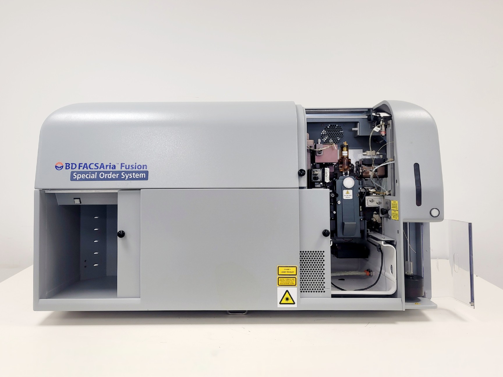 Image of BD FACSAria Fusion Cell Sorter SORP w/ BD-400 Biosafety Cabinet & Accessories