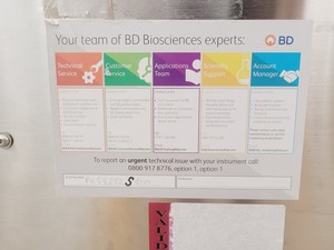 Thumbnail image of BD FACSAria Fusion Cell Sorter SORP w/ BD-400 Biosafety Cabinet & Accessories