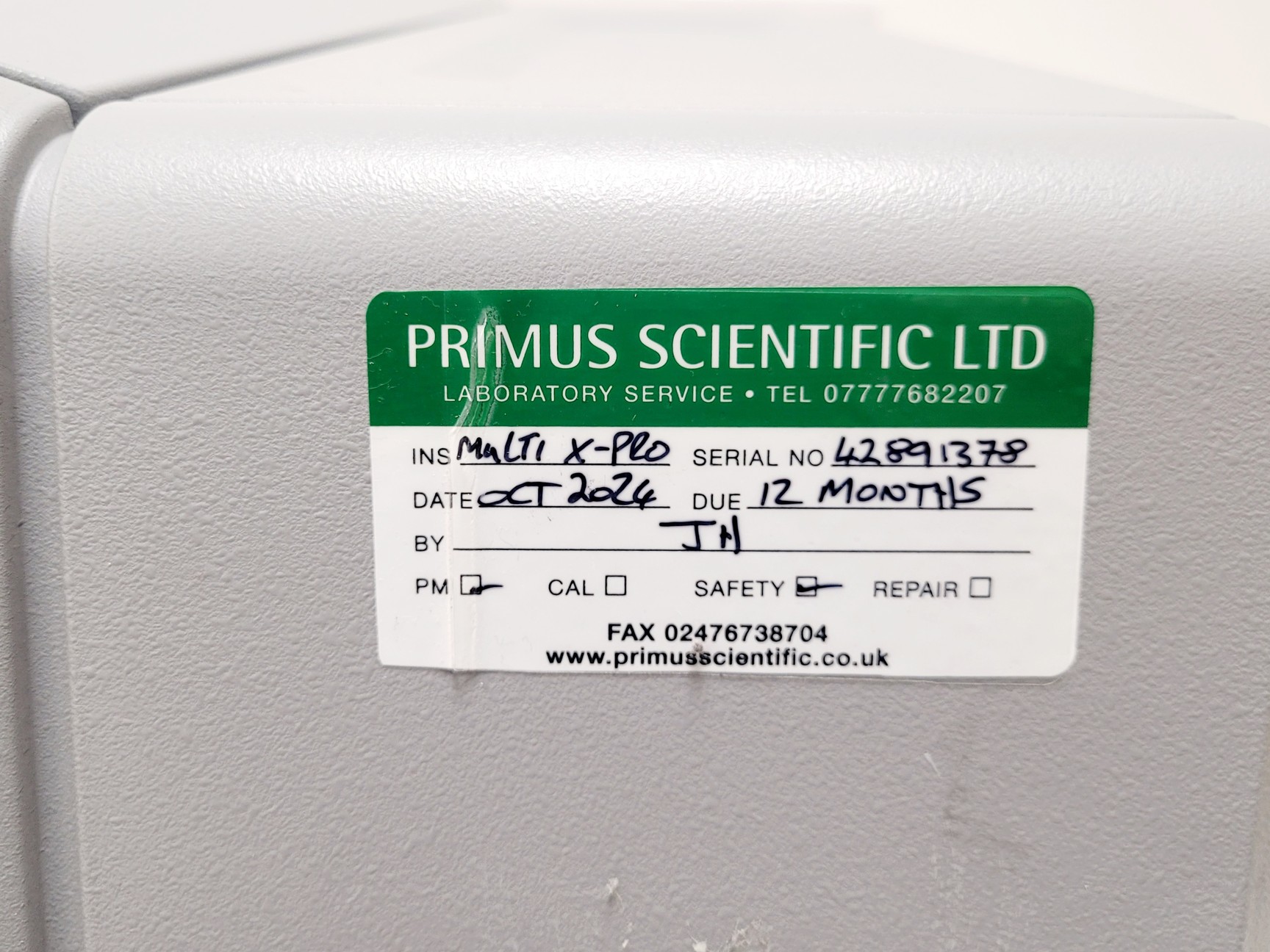 Image of Thermo Fisher Scientific Multifuge X4R Pro w/ TX-1000 Rotor 4200RPM