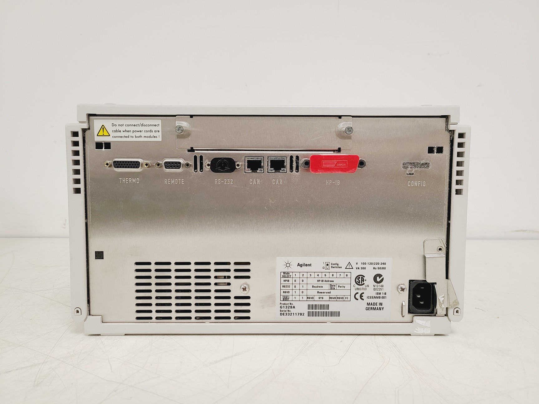 Image of Agilent 1100 Series HPLC System: G1322A, G1311A, G1314A, G1329A, G1330B & G1316A