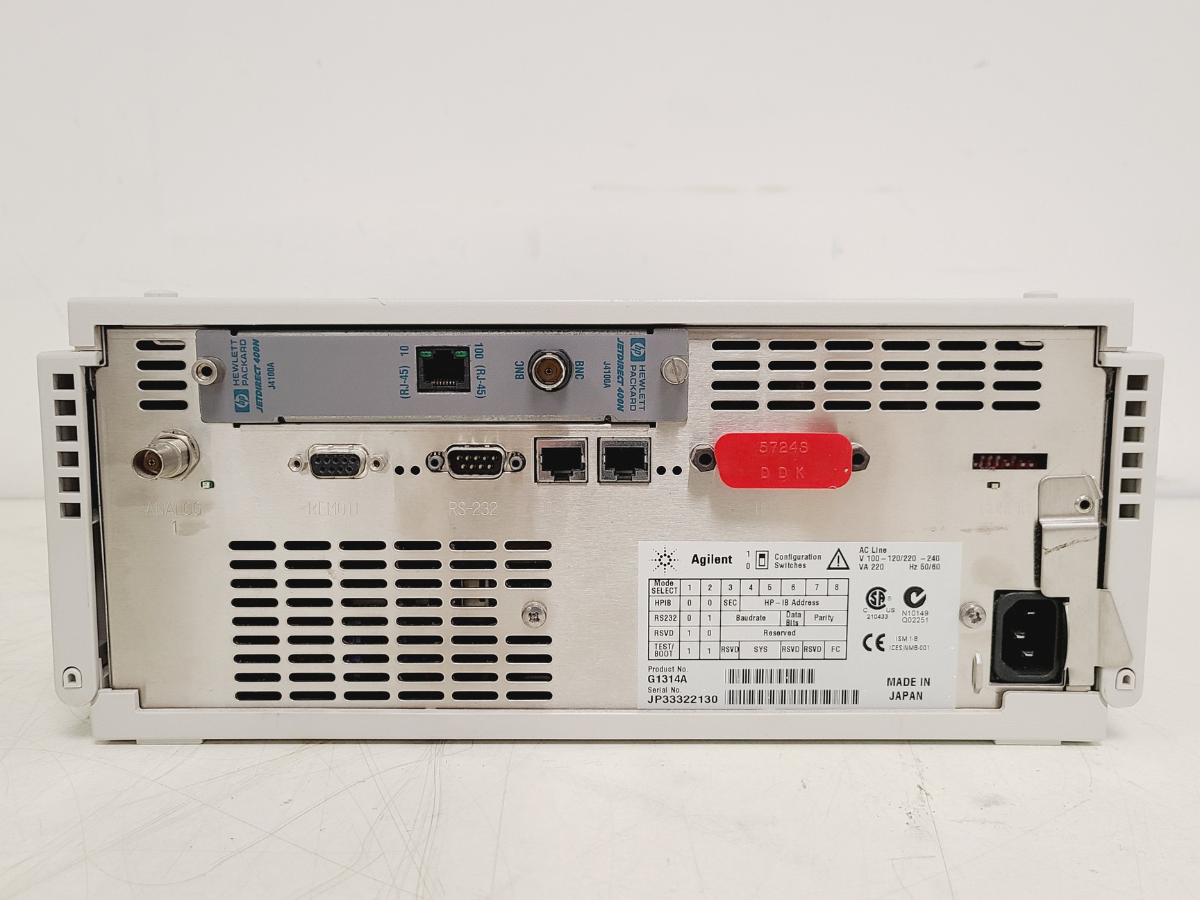 Image of Agilent 1100 Series HPLC System: G1322A, G1311A, G1314A, G1329A, G1330B & G1316A