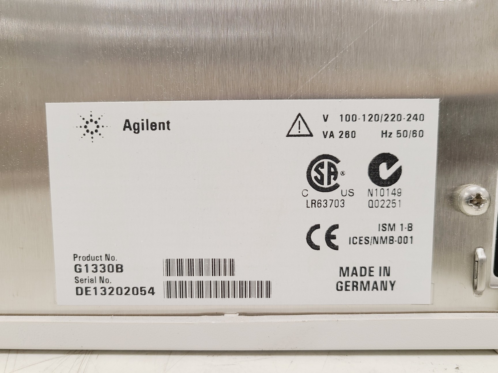 Image of Agilent 1100 Series HPLC System: G1322A, G1311A, G1314A, G1329A, G1330B & G1316A