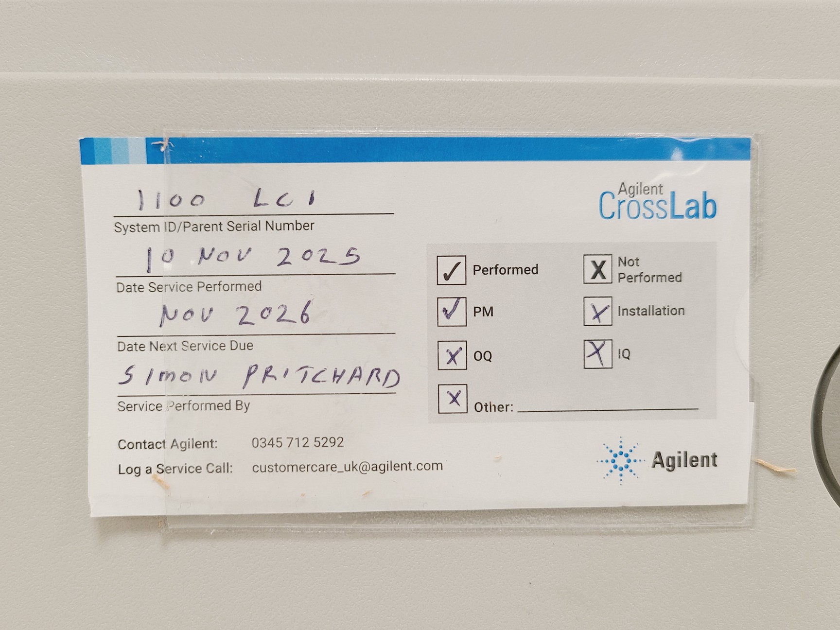 Image of Agilent 1100 Series HPLC System: G1322A, G1311A, G1314A, G1329A, G1330B & G1316A