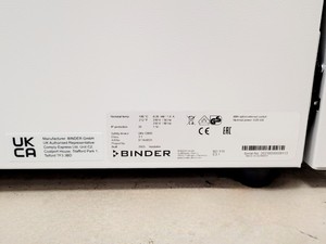 Thumbnail image of Binder Model BD115 Incubator Lab