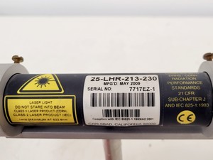Thumbnail image of Melles Griot 25-LHR-213-230 Class II Laser with Power Supply