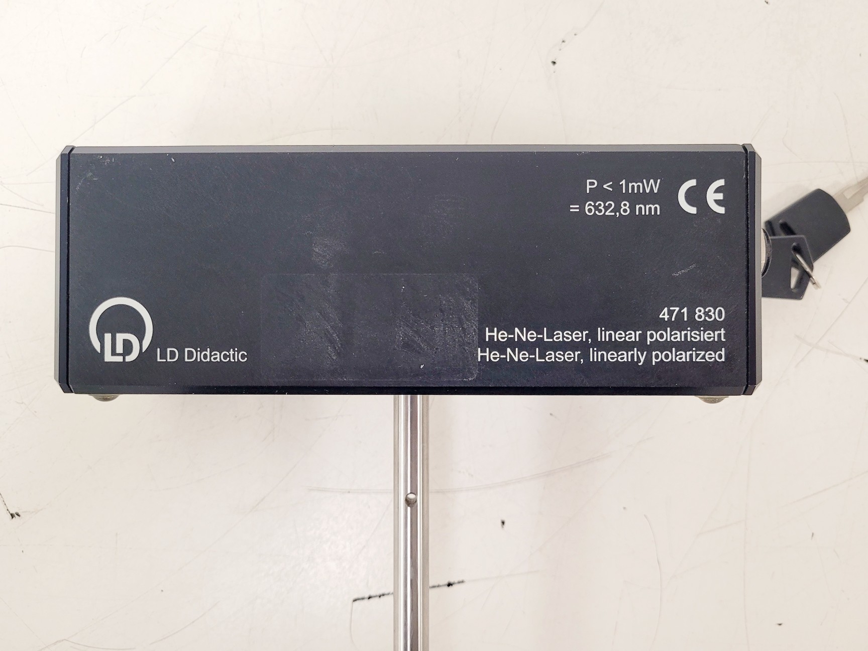 Image of LD Didactic He-Ne-Laser, Linearly Polarized Model 471 830