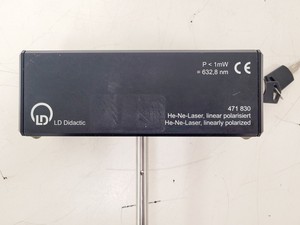 Thumbnail image of LD Didactic He-Ne-Laser, Linearly Polarized Model 471 830