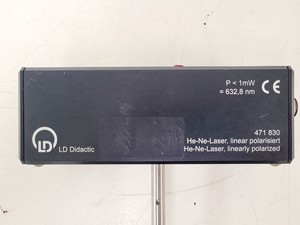 Thumbnail image of LD Didactic He-Ne-Laser, Linearly Polarized Model 471 830