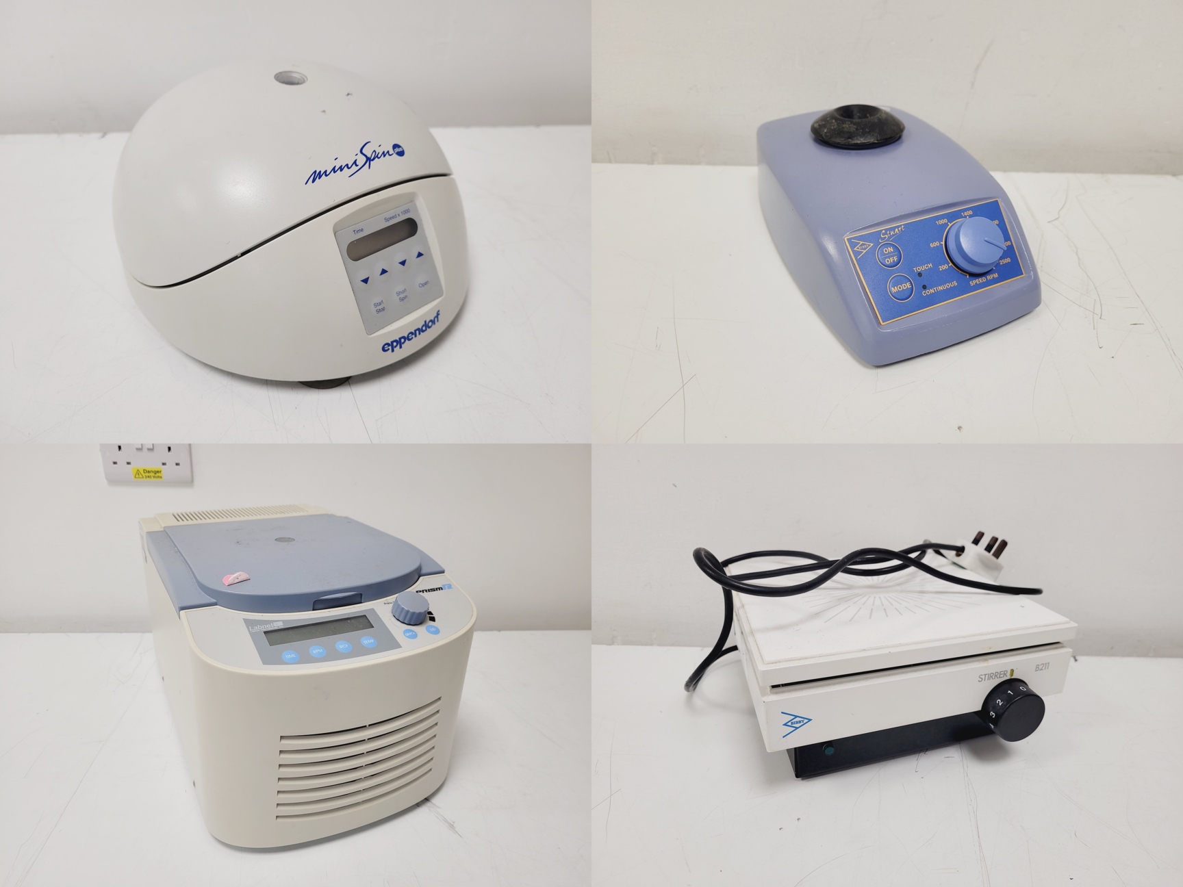 Image of Mixed Job Lot of Laboratory Equipment - Leica, MSE, Stuart, Corning, Bibby