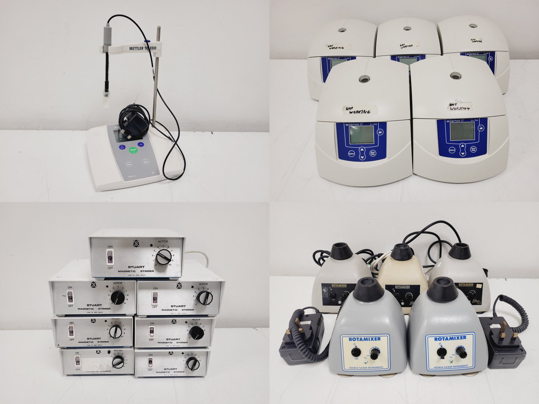 Image of Mixed Job Lot of Laboratory Equipment - Leica, MSE, Stuart, Corning, Bibby