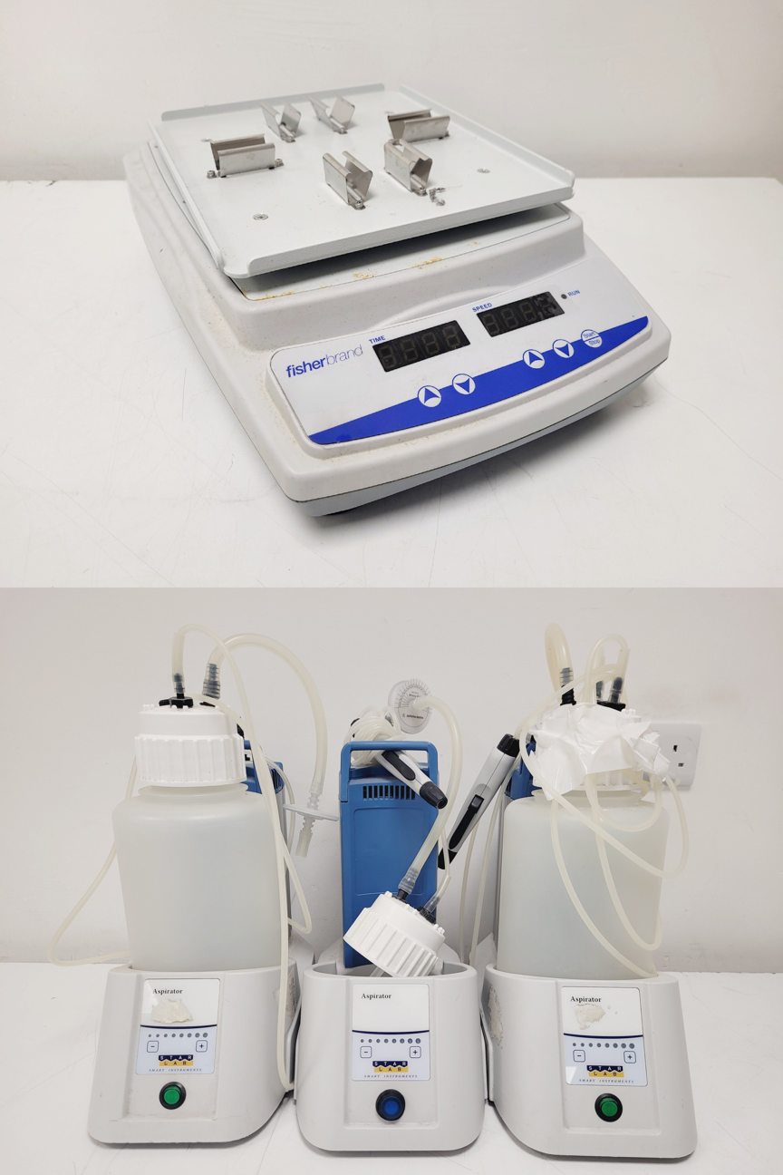 Image of Mixed Job Lot of Laboratory Equipment - Leica, MSE, Stuart, Corning, Bibby