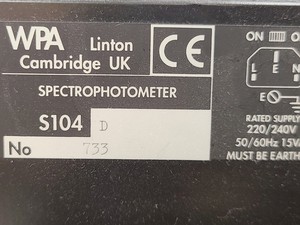 Thumbnail image of Job Lot of 10 x WPA S104 Spectrophotometer