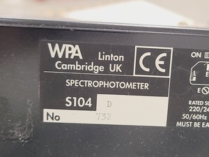 Thumbnail image of Job Lot of 10 x WPA S104 Spectrophotometer