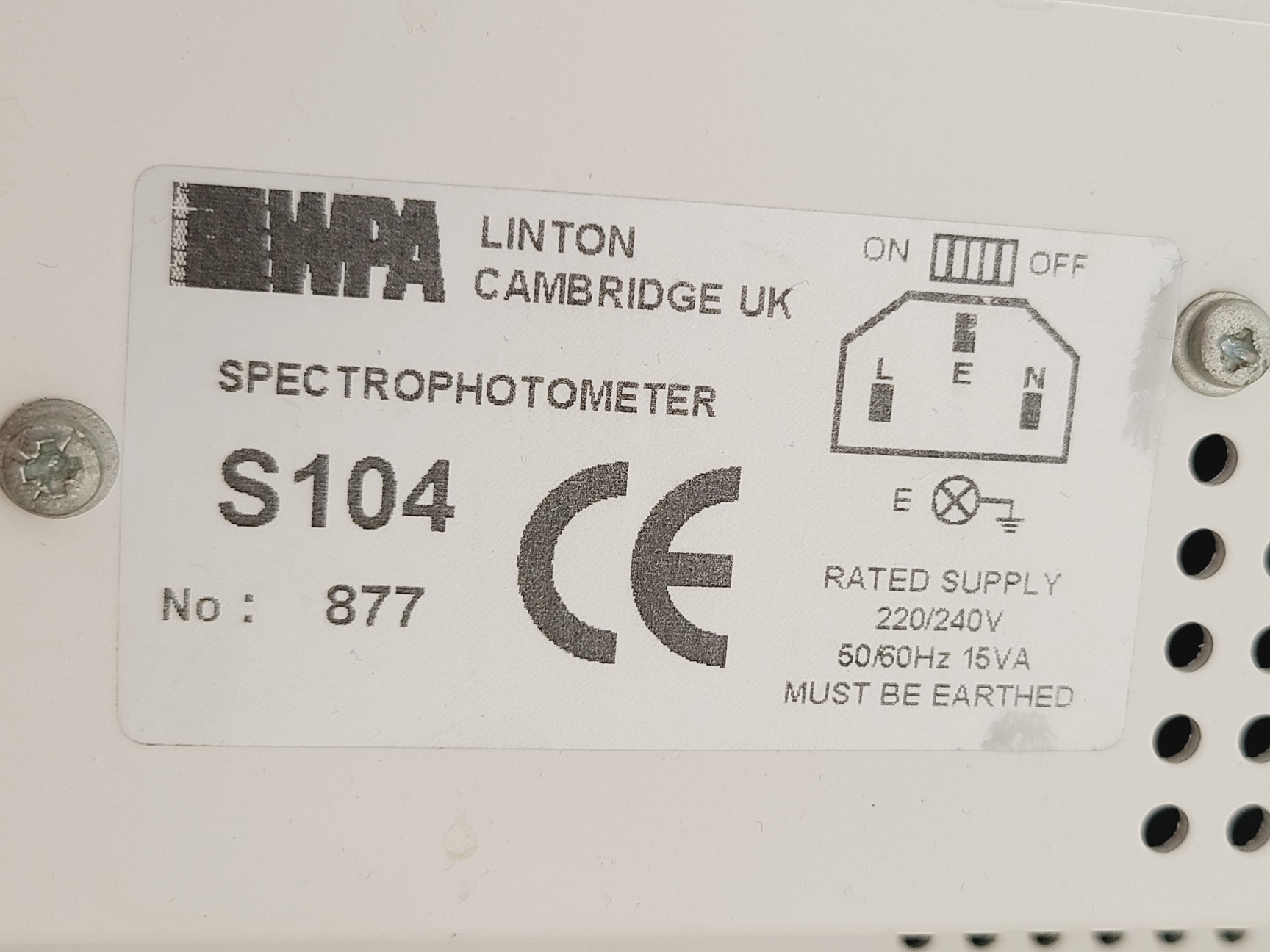 Image of Job Lot of 10 x WPA S104 Spectrophotometer