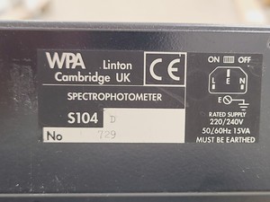 Thumbnail image of Job Lot of 10 x WPA S104 Spectrophotometer