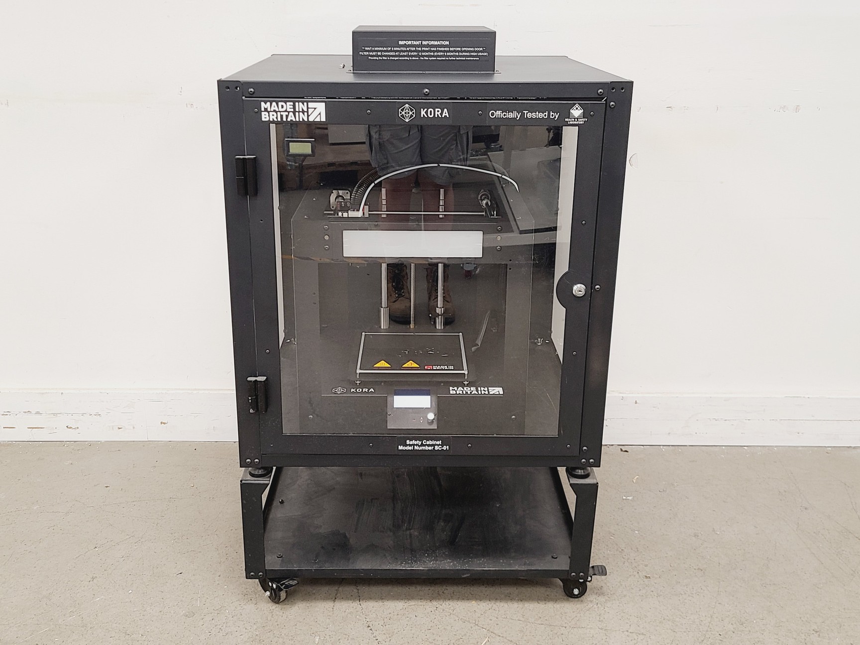 Image of KORA SC-01 Safety Cabinet w/ RSPro iTX-3D Printer