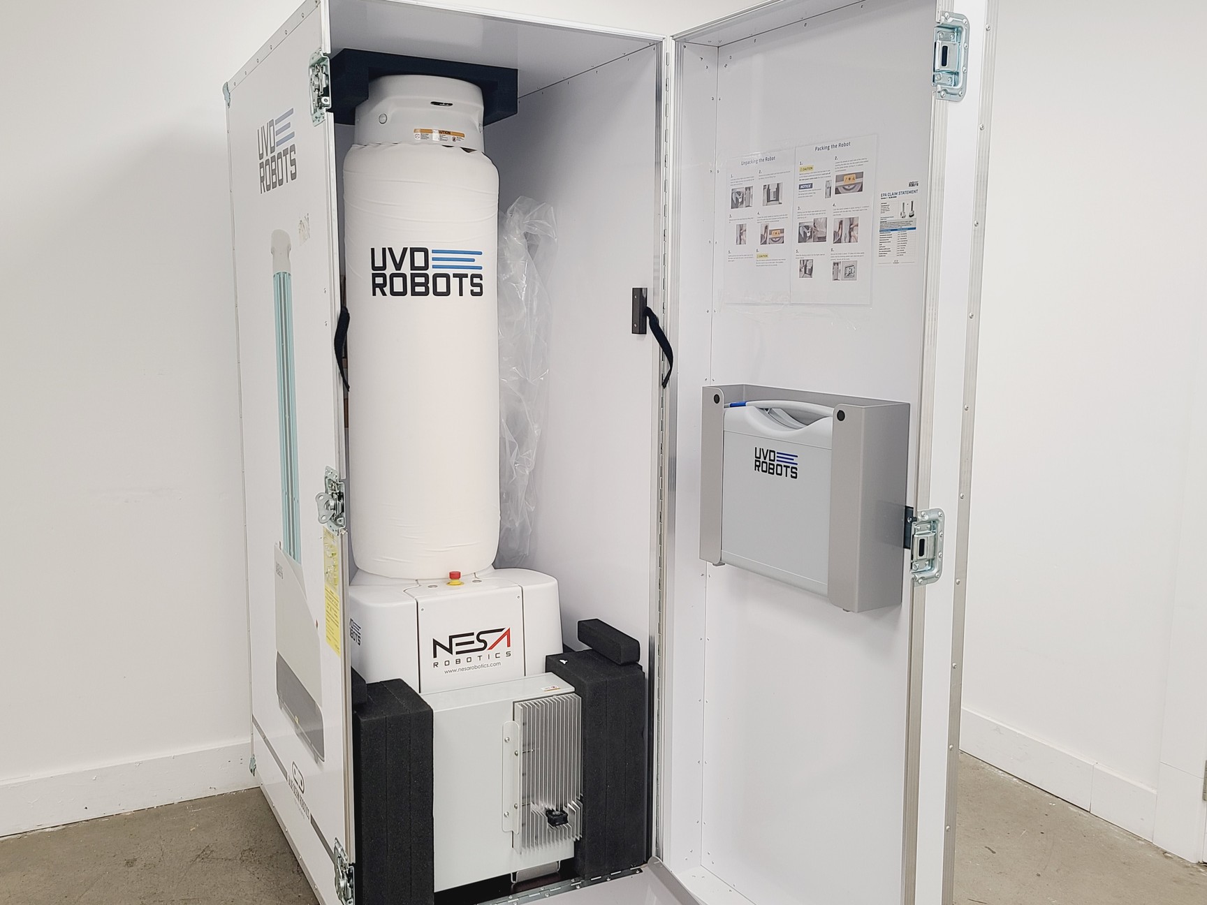 Image of Blue Ocean Robotics Model C UVD Autonomous UV-C Light Disinfection Robot 