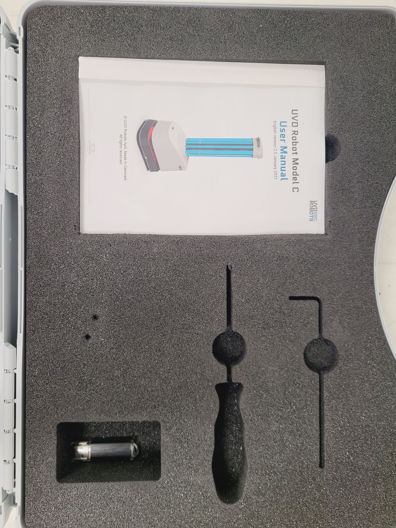 Image of Blue Ocean Robotics Model C UVD Autonomous UV-C Light Disinfection Robot 