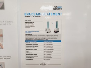 Thumbnail image of Blue Ocean Robotics Model C UVD Autonomous UV-C Light Disinfection Robot 