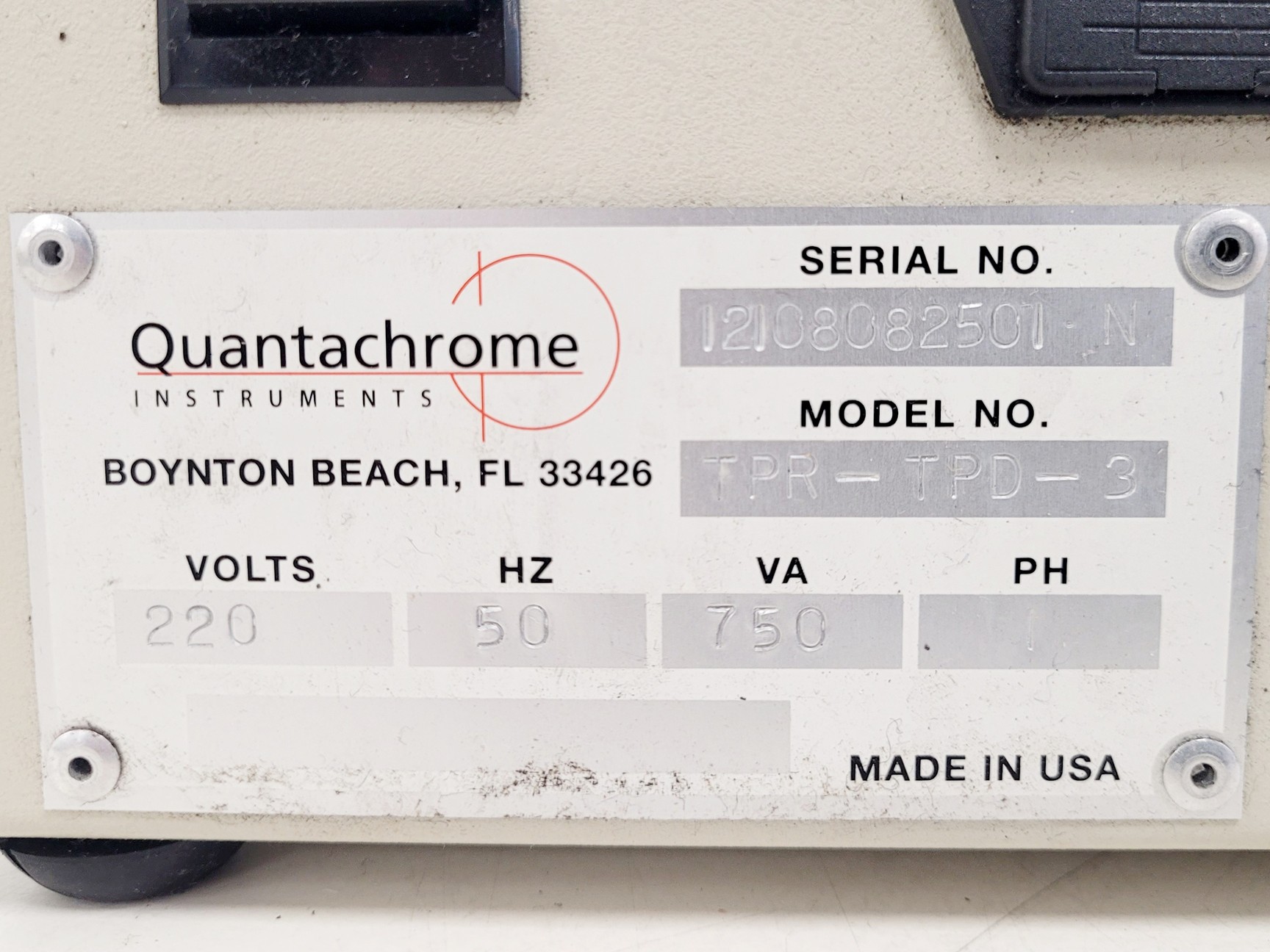 Image of Quantachrome CHEMBET-3000 TPR/TPD w/ Temp Controller & Furnace