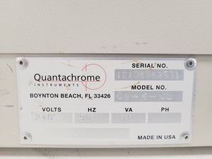 Thumbnail image of Quantachrome CHEMBET-3000 TPR/TPD w/ Temp Controller & Furnace