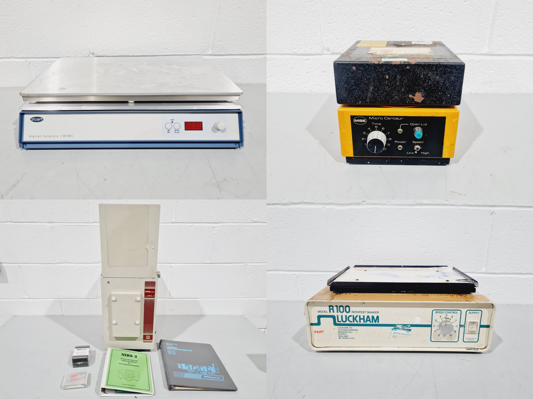 Image of Mixed Job Lot of Laboratory Equipment - Stuart, Gilson, Sigma, Inheco, MSE