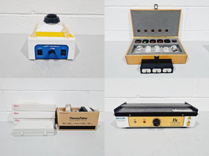 Thumbnail image of Mixed Job Lot of Laboratory Equipment - Stuart, Gilson, Sigma, Inheco, MSE