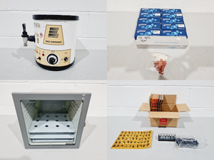 Thumbnail image of Mixed Job Lot of Laboratory Equipment - Stuart, Gilson, Sigma, Inheco, MSE