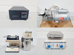 Thumbnail image of Mixed Job Lot of Laboratory Equipment - Stuart, Gilson, Sigma, Inheco, MSE