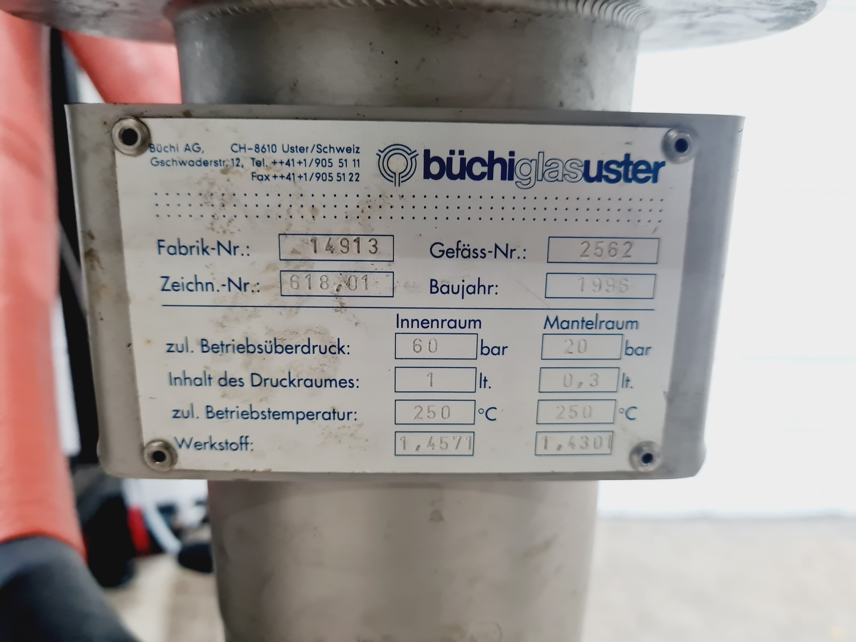 Image of Mettler Toledo RC1 Reaction Calorimeter W/ Huber Unistat 141 Temp Controller