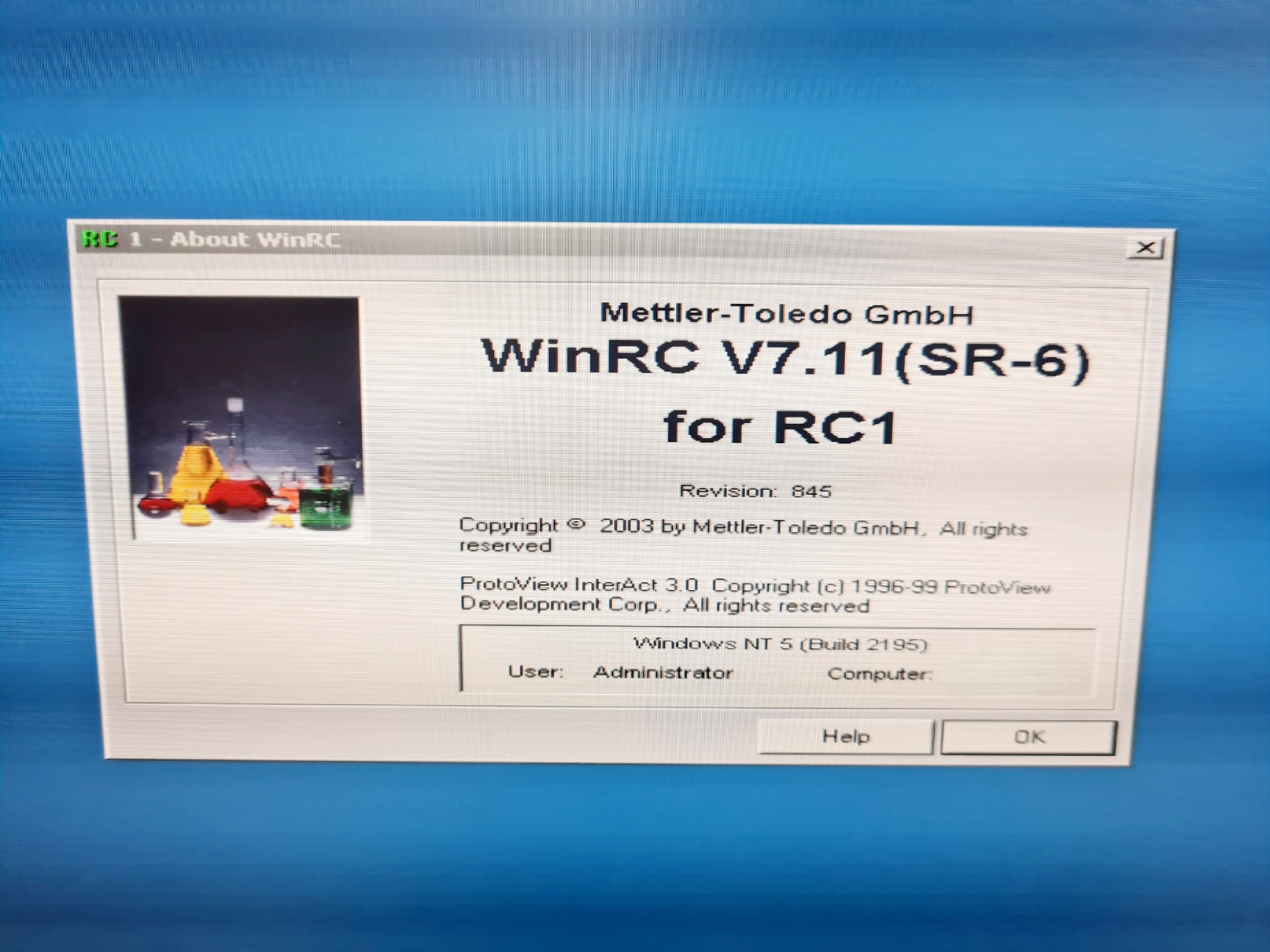 Image of Mettler Toledo RC1 Reaction Calorimeter W/ Huber Unistat 141 Temp Controller