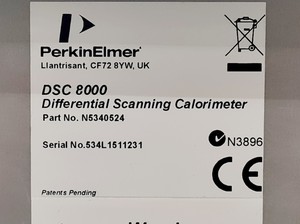 Thumbnail image of PerkinElmer DSC 8000 with Intracooler 2 Accessory